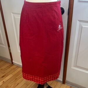 Vintage Felix the Cat Embroidered Women's Skirt